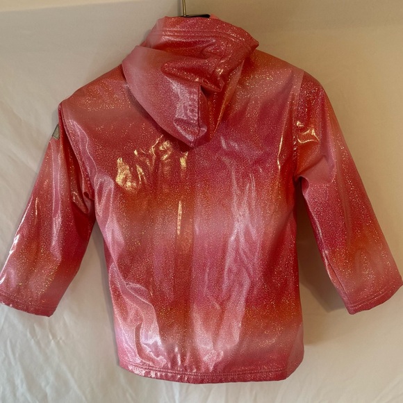 Hatley Pink Sparkle Rain Jacket - Picture 2 of 5